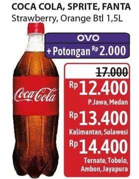 Coca Cola/Sprie/Fanta Minuman Soda