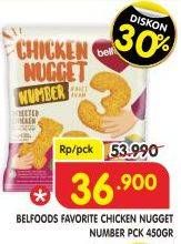 Promo Harga BELFOODS Nugget Chicken Nugget Number 450 gr - Superindo