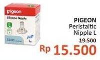 Promo Harga PIGEON Peristaltic Plus Nipple L 1 pcs - Alfamidi