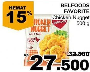 Promo Harga BELFOODS Nugget 500 gr - Giant