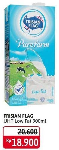 Promo Harga FRISIAN FLAG Susu UHT Purefarm Low Fat 900 ml - Alfamidi