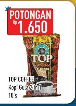 Promo Harga Top Coffee Kopi 10 pcs - Hypermart