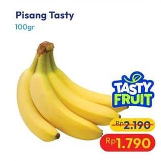 Promo Harga Pisang Cavendish Tasty per 100 gr - Hypermart