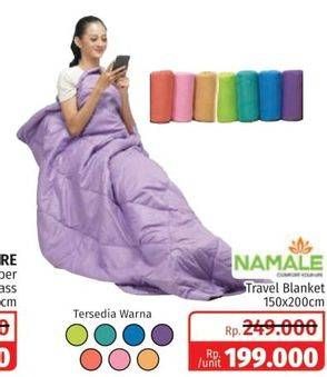 Promo Harga NAMALE Travel Blanket 150x200cm  - Lotte Grosir