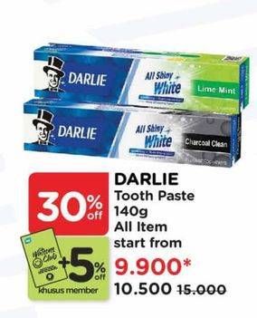 Promo Harga Darlie Toothpaste All Variants 140 gr - Watsons