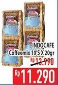 Promo Harga Indocafe Coffeemix per 10 sachet 20 gr - Hypermart