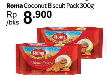 Promo Harga ROMA Biskuit Kelapa 300 gr - Carrefour