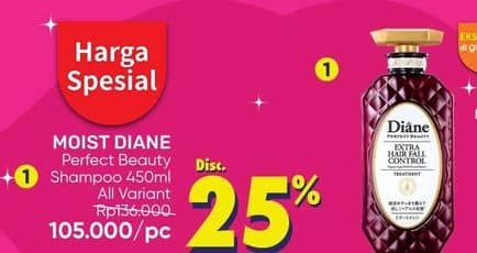 Promo Harga Moist Diane Shampoo All Variants 450 ml - Guardian