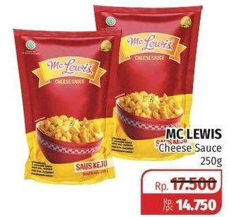 Promo Harga MC LEWIS Cheese Sauce 250 gr - Lotte Grosir