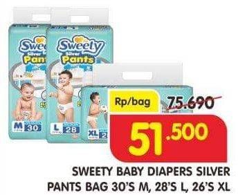Promo Harga Sweety Silver Pants M30, L28, XL26  - Superindo