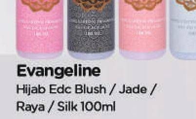 Promo Harga EVANGELINE Eau De Cologne Blush, Jade, Raya, Silk 100 ml - TIP TOP