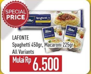 Promo Harga LA FONTE Spaghetti/Macaroni  - Hypermart