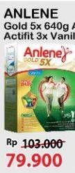 Promo Harga Anlene Gold Plus 5x Hi-Calcium All Variants 650 gr - Alfamart