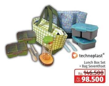 Promo Harga TECHNOPLAST Lunch Box Set + Bag 7 pcs - Lotte Grosir