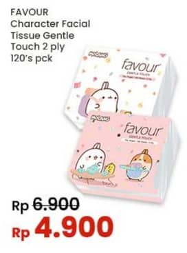 Promo Harga Favour Character Facial Tissue Gentle Touch 120 sheet - Indomaret