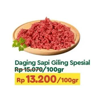 Promo Harga Daging Giling Sapi per 100 gr - TIP TOP