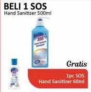 Promo Harga SOS Hand Sanitizer 500 ml - Alfamidi