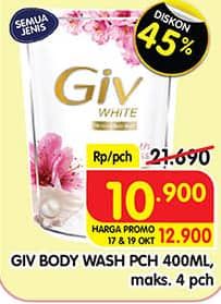 Promo Harga GIV Body Wash All Variants 400 ml - Superindo