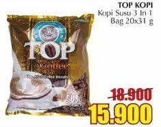 Promo Harga Top Coffee Kopi per 20 pcs 31 gr - Giant