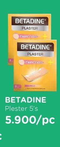 Promo Harga BETADINE Plaster Elastic 5 pcs - Watsons