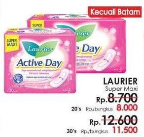 Promo Harga Laurier Active Day Super Maxi NonWing 20 pcs - Lotte Grosir