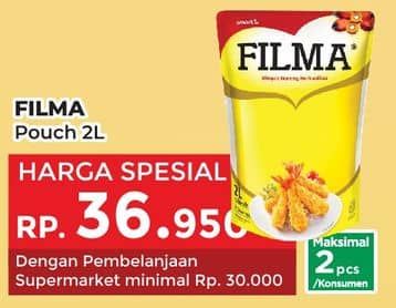 Promo Harga Filma Minyak Goreng 2000 ml - Yogya