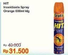 Promo Harga HIT Aerosol Orange 600 ml - Indomaret