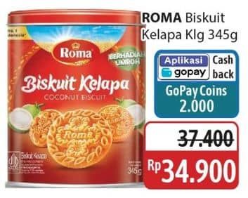 Promo Harga Roma Biskuit Kelapa 345 gr - Alfamidi