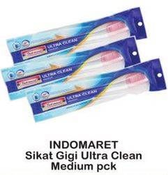 Promo Harga INDOMARET Sikat Gigi Ultra Clean Medium  - Indomaret