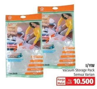 Promo Harga I/YW Vacuum Storage Pack All Variants  - Lotte Grosir