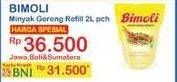 Promo Harga Bimoli Minyak Goreng 2000 ml - Indomaret