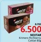 Promo Harga Nabati Nextar Krimero Richberry, Richoco 80 gr - Alfamidi