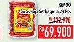 Promo Harga KIMBO Sosis Sapi Serbaguna 24 pcs - Hypermart