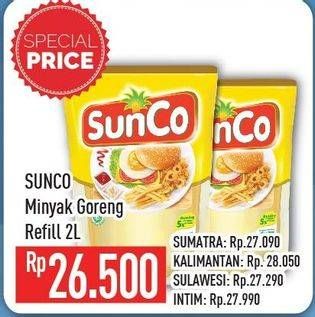 Promo Harga SUNCO Minyak Goreng 2 ltr - Hypermart