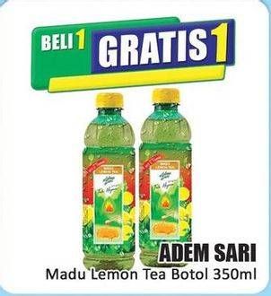 Promo Harga Adem Sari Ching Ku Madu Lemon Tea 350 ml - Hari Hari