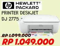 Promo Harga HP DeskJet Ink Advantage 2775 All-in-One Printer  - Courts