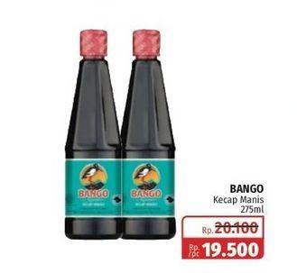 Promo Harga BANGO Kecap Manis 275 ml - Lotte Grosir