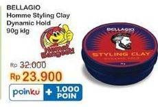 Promo Harga Bellagio Homme Styling Clay Dynamic Hold 90 gr - Indomaret