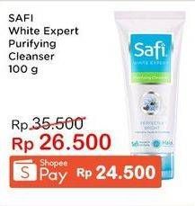 Promo Harga SAFI White Expert Facial Cleanser Purifying Cleanser 100 gr - Indomaret