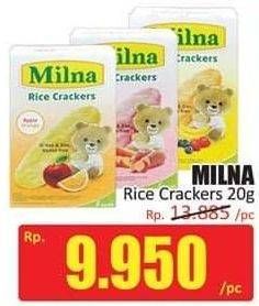Promo Harga MILNA Rice Crackers 5 pcs - Hari Hari