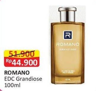 Promo Harga Romano Eau De Cologne Grandiose 100 ml - Alfamart