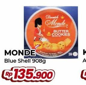 Promo Harga Monde Butter Cookies 908 gr - Yogya