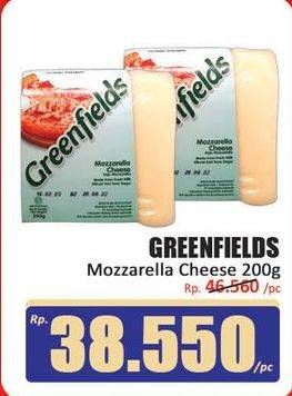 Promo Harga Greenfields Cheese Mozzarella 200 gr - Hari Hari