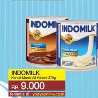 Promo Harga INDOMILK Susu Kental Manis 370 gr - Yogya