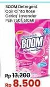 Promo Harga Boom Detergent Cair  Cinta Lavender, Cinta Rose Ceria 750 ml - Indomaret