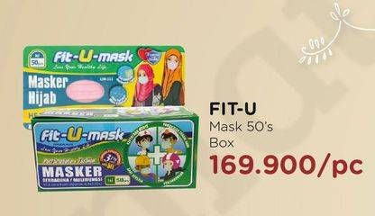 Promo Harga FIT-U-MASK Masker 50 pcs - Watsons