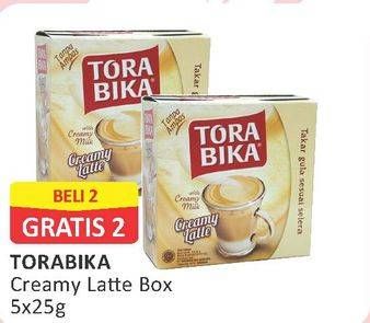Promo Harga Torabika Creamy Latte 5 pcs - Alfamart
