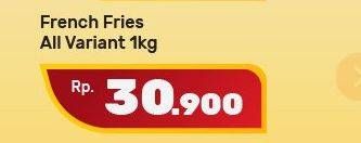 Promo Harga IDAHO French Fries All Variants 1000 gr - Yogya