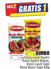 Promo Harga Kimbo Sosis Lauk Baso Sapi, Ayam Bakar 60 gr - Hari Hari