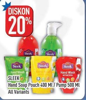 Promo Harga SLEEK Hand Wash  - Hypermart